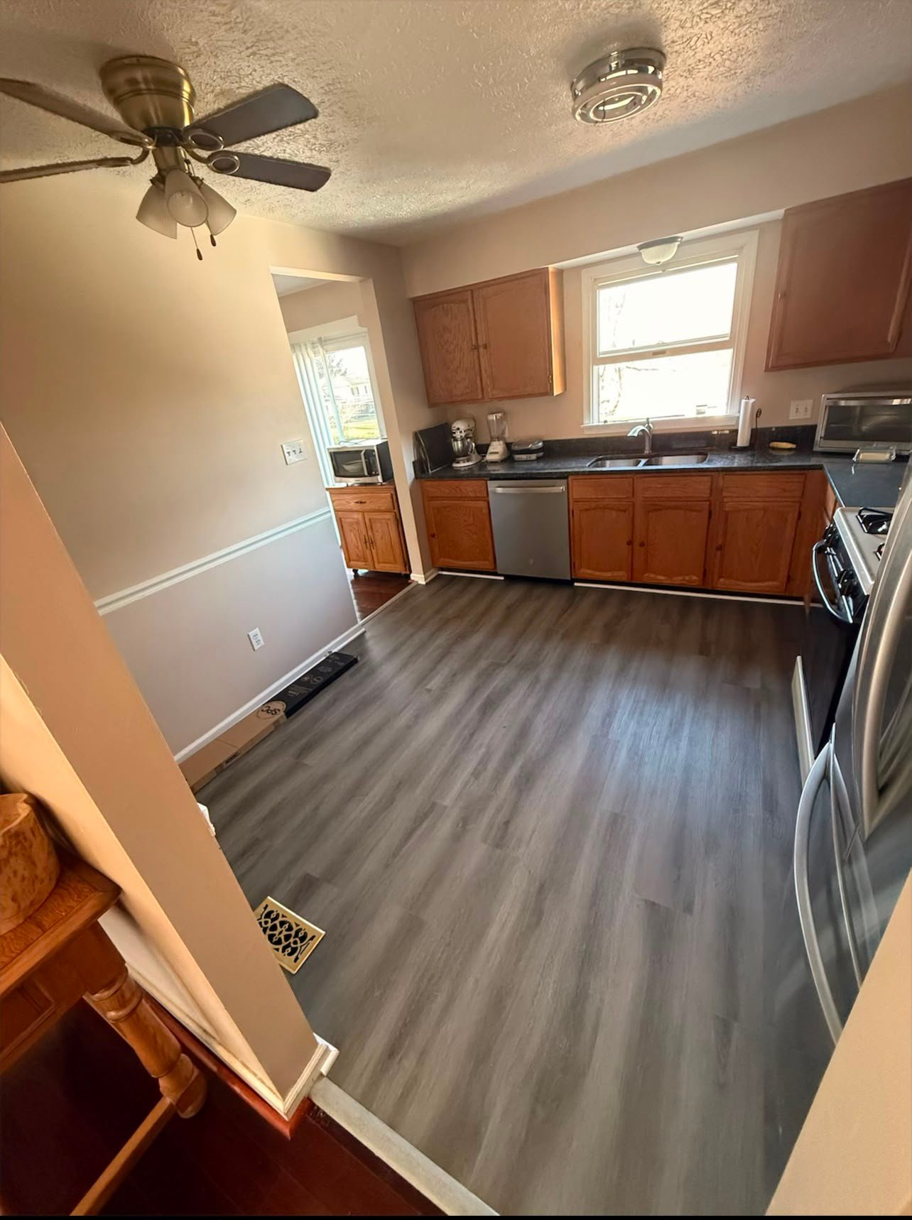 Flooring transformation - after